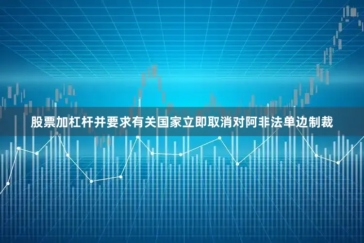 股票加杠杆并要求有关国家立即取消对阿非法单边制裁